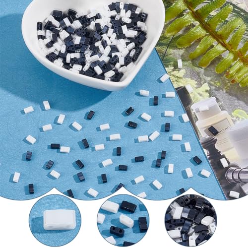 arricraft 300 Pcs 2 Hole Glass Seed Beads - Image 4