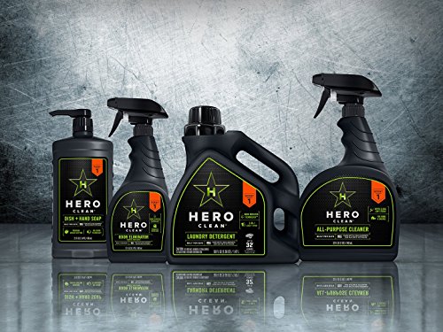 Image of Hero Clean Liquid Laundry Detergent, Scent 1, 50-Fluid Ounce