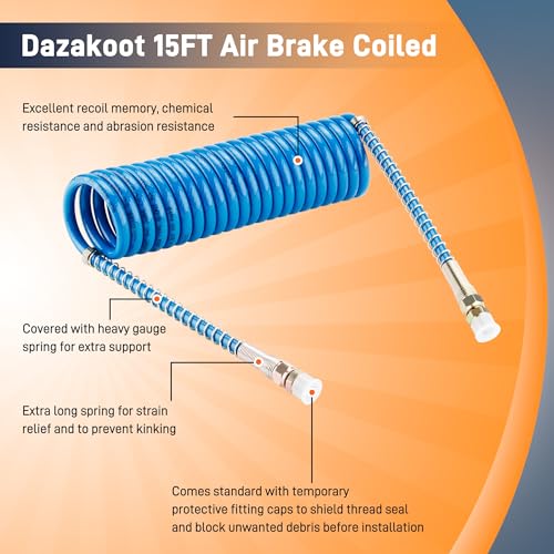 Air Brake Coil with Aluminum Extension Handles, Blue view 2