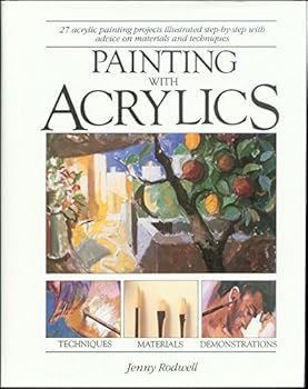 Hardcover Painting with Acrylics Book