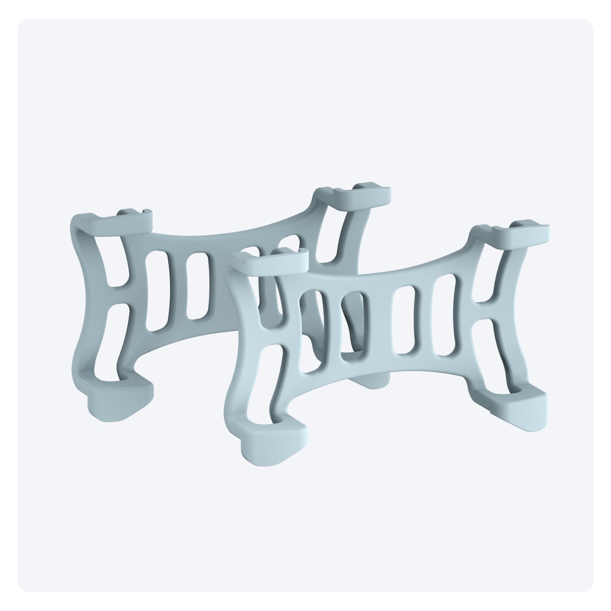 Tractive - 2 clip di gomma per GPS per cani Tractive DOG 6 (menta)