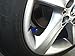 iJDMTOY 4pc Tuner Racing Style Blue Aluminum Tire Valve Caps (Hexagon Shape)