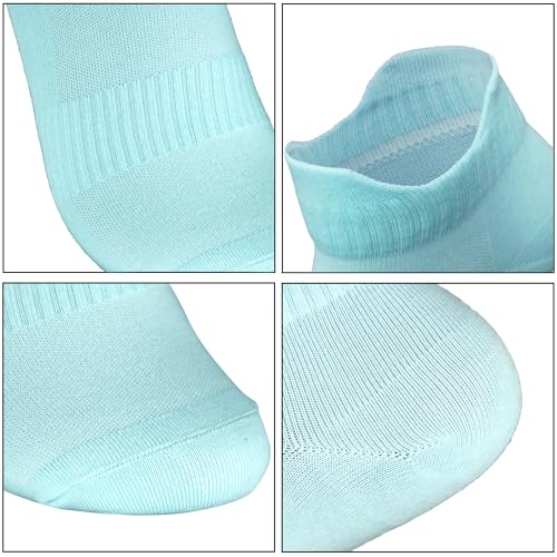 Image of Womens Anti Odor Breathable Moisture Wicking Sports Cotton Low Cut /Quarter Crew Socks for Athletes Foot