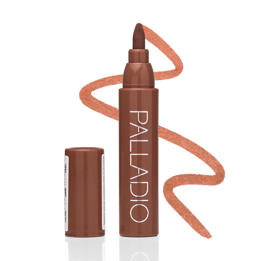 Palladio Lip Stain, Hydrating and Waterproof Formula, Matte Color Look, Long-lasting All Day Wear Lip Color, Smudge Proof Natural Finish, Precise Chisel Tip Marker, Nude