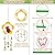 9 Pack Chicken Toys for Coop Accessories, Chicken Enrichment Toys with 2 Swing, 1 Wood Stand, 1 Xylophone, 1 Mirror, 2 Vegetable Net Bag, 2 Vegetable Fruits Hanging Fork