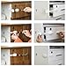 10 - Pack Child Safety Strap Locks Cabinet Locks - Secure, Quick - Fit Adhesive,Suitable for All Types of Furniture, Bathroom Cabinets, and Kitchen Ovens Toilet Seats