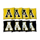 Victory Tailgate NCAA Collegiate Regulation Cornhole Game Bag Set (8 Bags Included, Corn-Filled) - Appalachian State Mountaineers Version 2