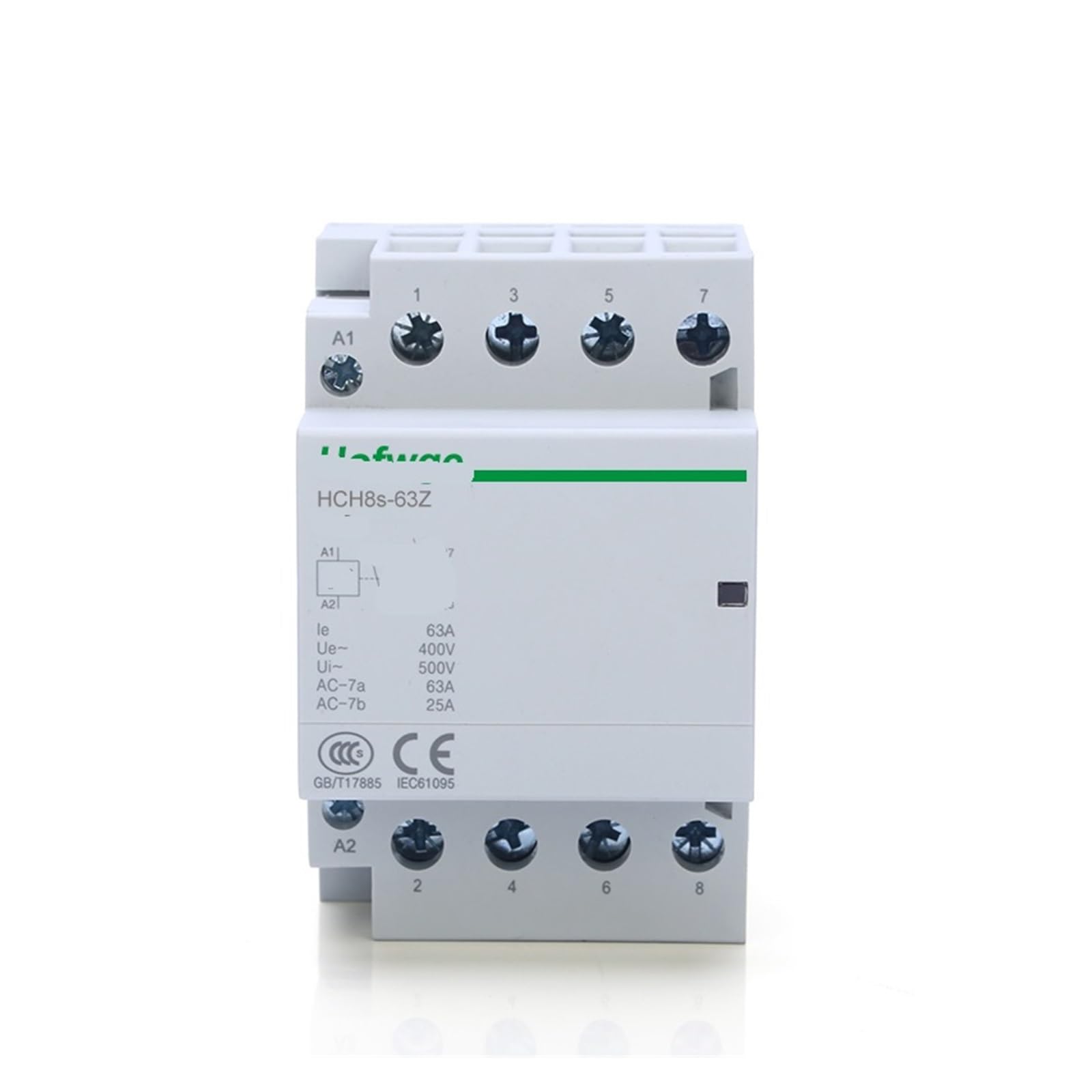 Contacteur de puissance 4P 63A 3NO1NC DC24V pour piloter une pompe à chaleur