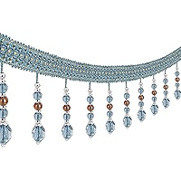 6yards Briaded Hanging Beads Tassel Fringe Trimming Applique Fabric Ribbon | Desertcart