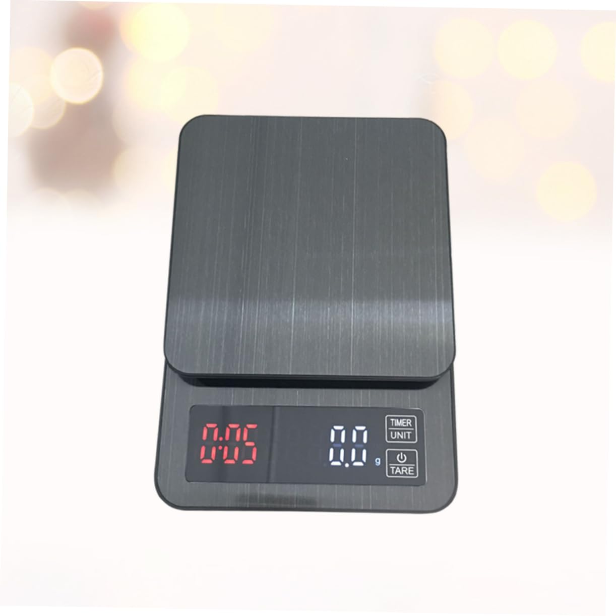 Ciieeo 3kg Digitale Küchenwaage Elektronische Waage für Tee und Kaffee Kompakte Digitalwaage mit Lcd-display Klappbarer Deckel Präzise Gewichtsmessung bis Tragbar und Langlebig