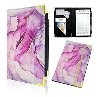 Server Book PU Leather Server Books For Waitress With Zipper Pockets Waitress Book With Pen Holder Fit Server Apron Check Presenters For Restaurants P 193355855