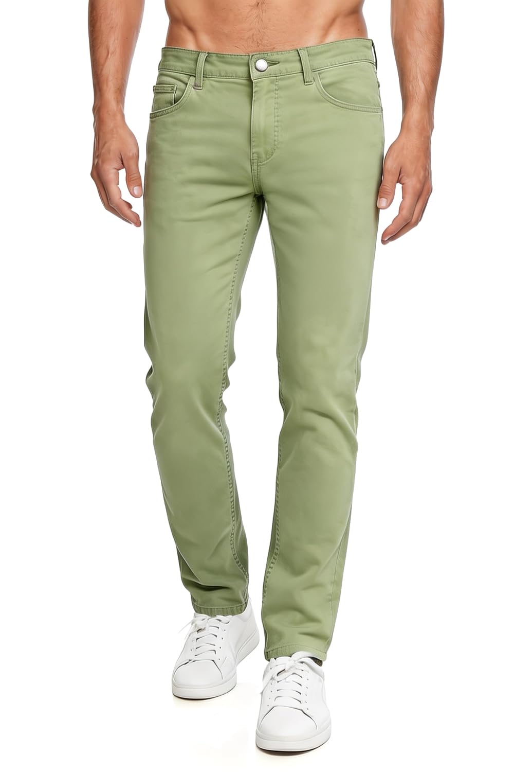 GINGTTO Jeans Uomo Slim Fit Pantaloni Denim Elasticizzati Aderenti Stretch Pantalone Jean