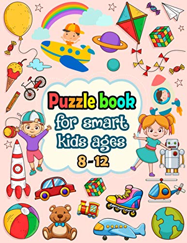 Puzzle book for smart kids ages 8-12: Activity Book for kids – Word search, Sudoku, Cryptograms, Tic tac toe, Mazes and Coloring pages image 2