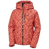 Helly-Hansen Valdisere 3.0 Jacket for Women, Insulated Skiing-Coat, Waterproof & Breathable, Ideal for Winter Sports, 162 Red Floral Aop Small - M