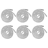 LRXIYODE 6 Stück-pack Runde Strass Schnürsenkel 120cm Glitzernde...