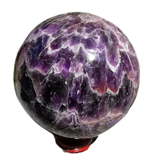 Dreamy Amethyst Sphere Quartz Crystal Ball Ornaments (Size : 150-200g)