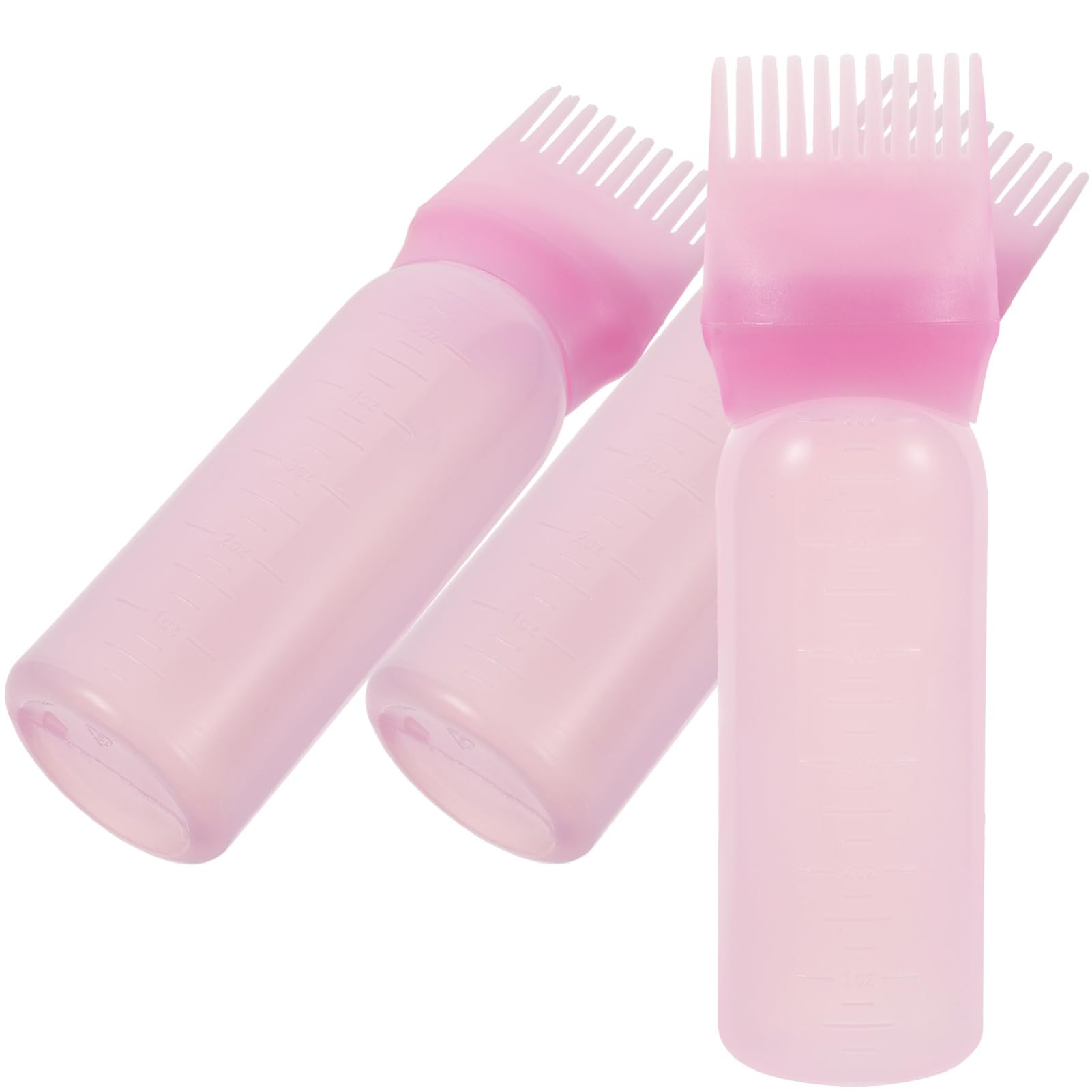 Amazon.co.jp: 3個 薬瓶 スカルプボトルアプリケーター ヘアボトルを