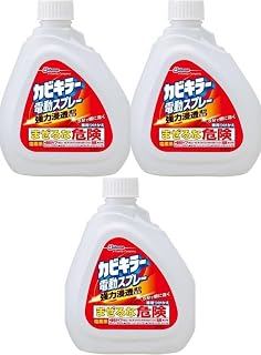 【套装商品】霉菌杀手电动喷雾替换用 3件套 用于防霉防污/用水清洁(替换装3件)