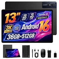 MAXLEGEN – MAXLEGEN Tablet 13 Zoll Android 16, 3K Touchscreen 2944×1840