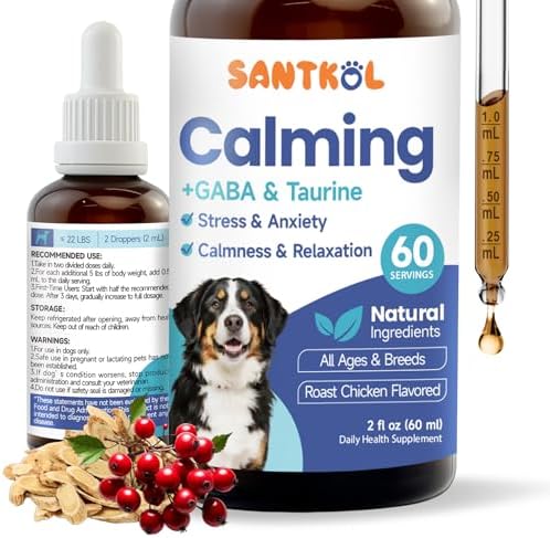 Dog Calming - Dog Calming Drops for Anxiety Relief, Sleep Aid, Re...
