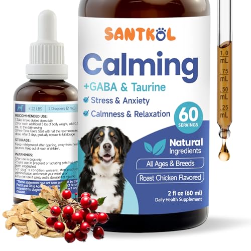 Dog Calming - Dog Calming Drops for Anxiety Relief, Sleep Aid, Re...