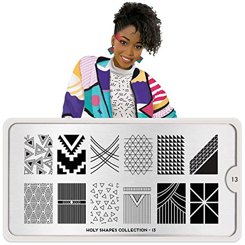 MoYou-London Holy Holy Shapes Shapes Collection Stamping Plate | Holy Shapes Collection Nail Design Nail Art Manicure Pedicure Stencils (13)