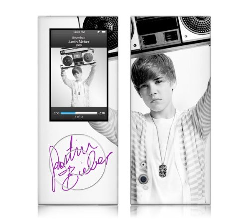 MusicSkins Sticker pour iPod Nano 5G Justin Bieber 'Boombox' (Import Royaume Uni)