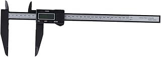 Digital Caliper, 150mm 300mm Electronic Digital Caliper with Large LCD Screen Digital Carbon Ruler Caliper with Long Jaw Caliper Measuring Tool for Schools, Carpentry, Farms or Ho (300MM long claw carbon caliper)