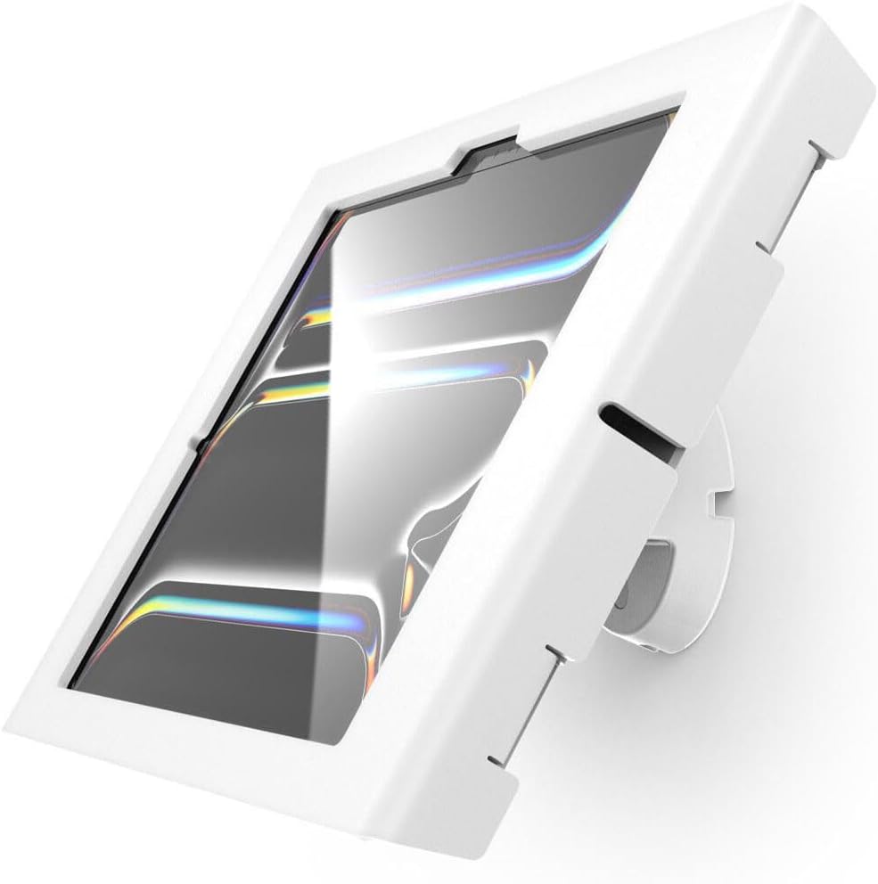 Compulocks iPad Pro M4 11 (2024) Apex Enclosure Tilting Wall Mount, W129144577 (Enclosure Tilting Wall Mount - White)