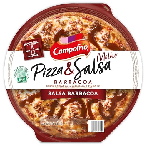 Campofrio Pizza y Salsa Barbacoa, 410g