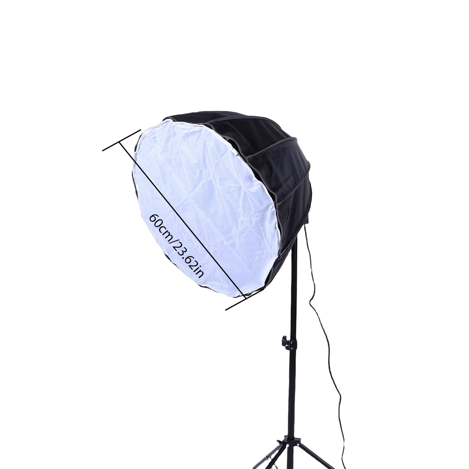 Zestaw Oświetlenia Fotograficznego Softbox, Profesjonalny Sprzęt do Ciągłego Oświetlenia z żarówką 85 W 2800 K-5700 K i Pilotem do Nagrywania Wideo/przekazu na żywo/portretóW (wtyczka UE)