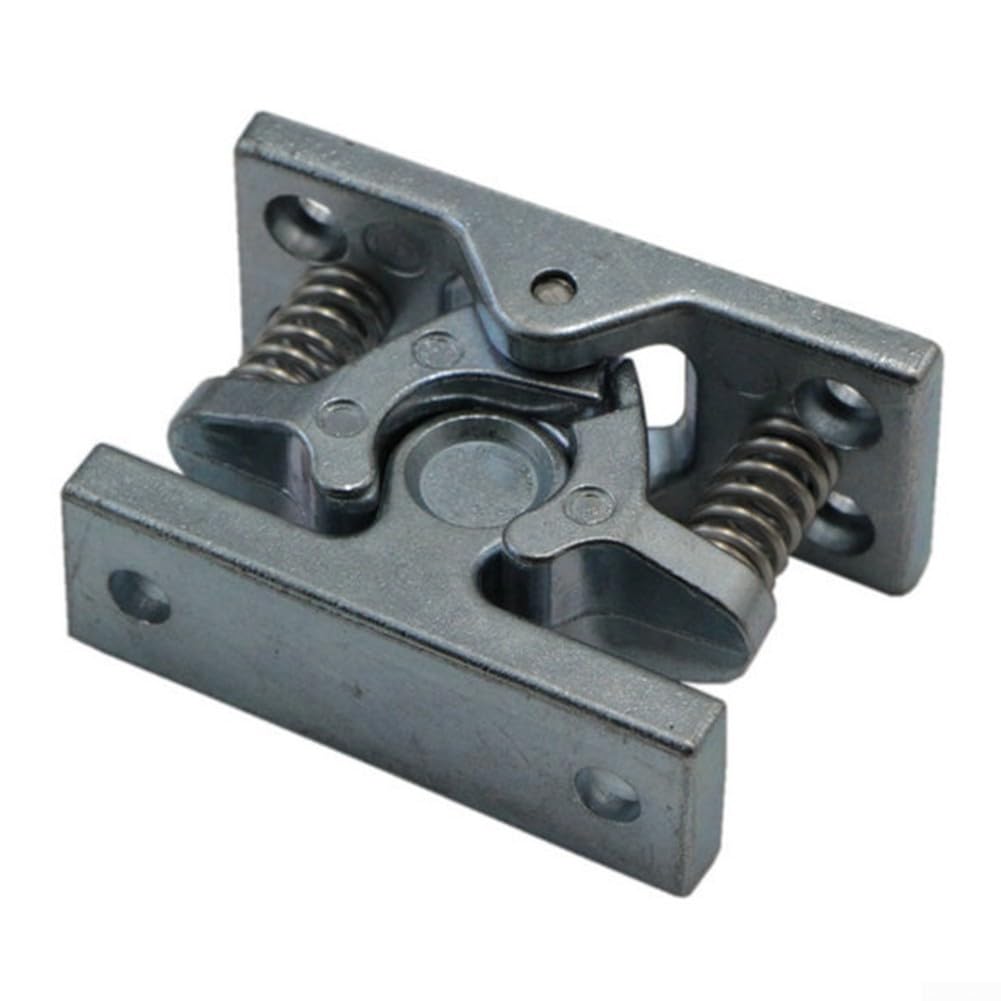 1Pcs Spring Loaded Door Easy Lock Stop Catch Release Clamp Double Roller Catch
