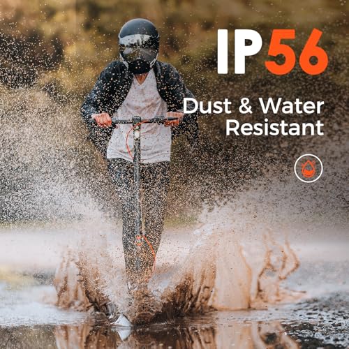 inmotion climber 750w dual motor electric scooter - 36 hill climb 237mph speed 35 mile range 1034 pneumatic tires dual e-brakes rear disc 287lbs load - for mountain amp hilly terrains