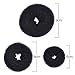 Mudder 3 Pieces Donut Bun Maker Hair Bun Maker Ring Style Bun Maker Set for Chignon Hair Includes Large, Medium and Small (Black)