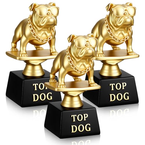 Trophée bureau et MVP football : pack de 3 récompenses drôles