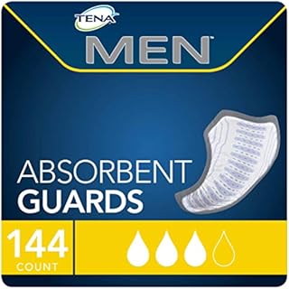 TENA Incontinence Guards for Men, Moderate Absorbency - 144 Count