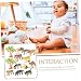 Imagen de SUPVOX 12 Piezas Figuras Animales de Granja de Plástico para Juguetes Educativos y Decoración de Fiesta Miniaturas Realistas para Aprendizaje y Colección
