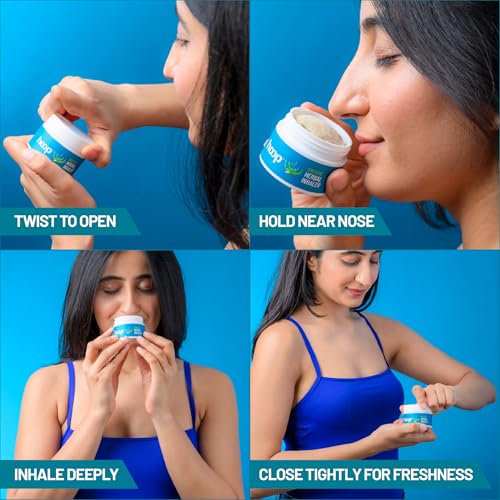 Image of hoop Herbal Inhaler | Soothes Cold, Stuffy Nose, Headache, Nausea | 15g