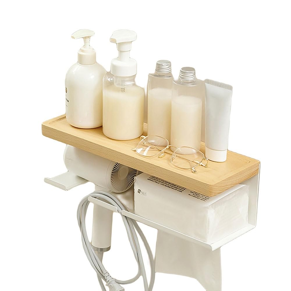 Amazon.co.jp: ドライヤー スタンド 木製ドライヤーホルダー スタンド