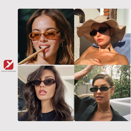 Retro Oval Sunglasses for Women and Men Y2K Eye accessories Small 90s Style Vintage Shades2