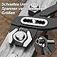 3-teilig Verstellbare Wasserpumpenzange Set,180/250/300mm aus Cr-V,Gleitgelenkzangen-Set mit großer Backenkapazität und rutschfestem Griff