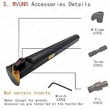 Maifix S25S-MVUNR16 CNC Lathe Center 25mm Boring Shank Metalworking Cutter Toolholders Internal Turning Tools