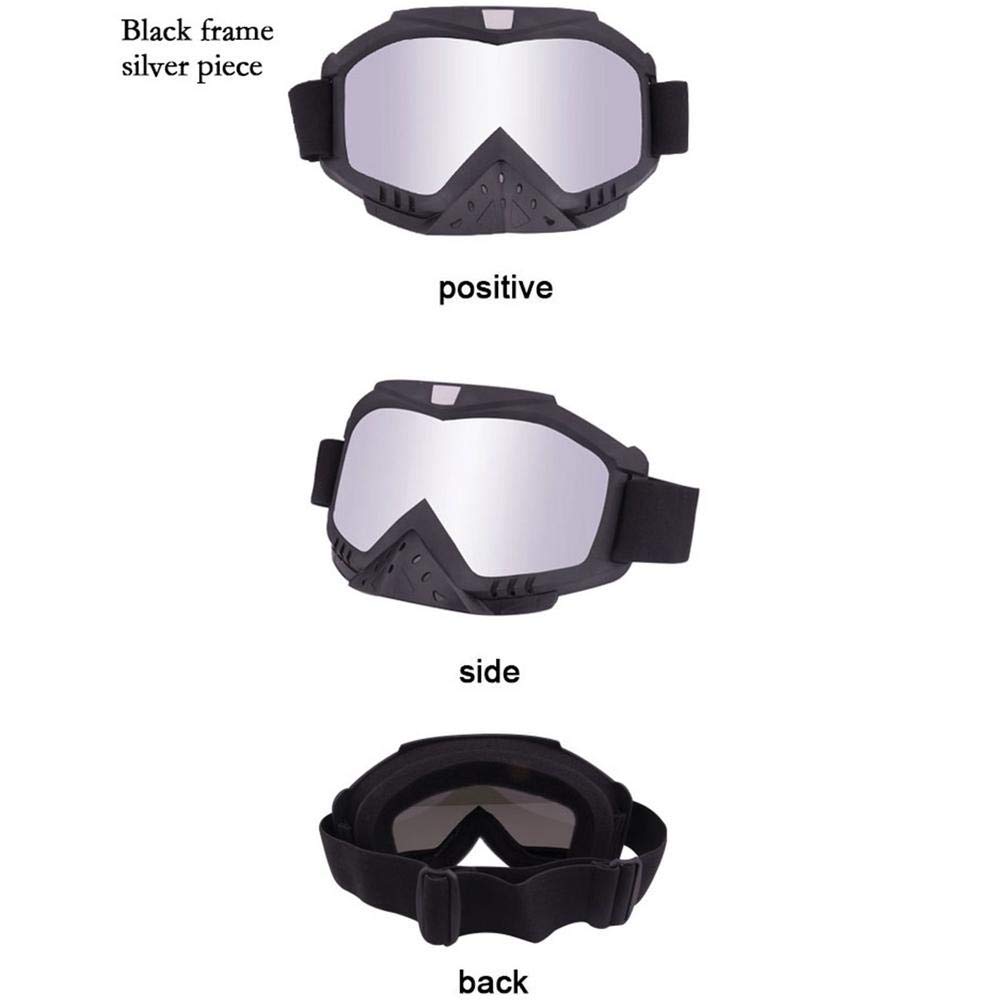 7 colori Goggycle Goggles Protezione solare Anti -UV Elmetto antivento antiblocco antifilio Anti-foglens Sport esterni Occhiali da sole regolabili
