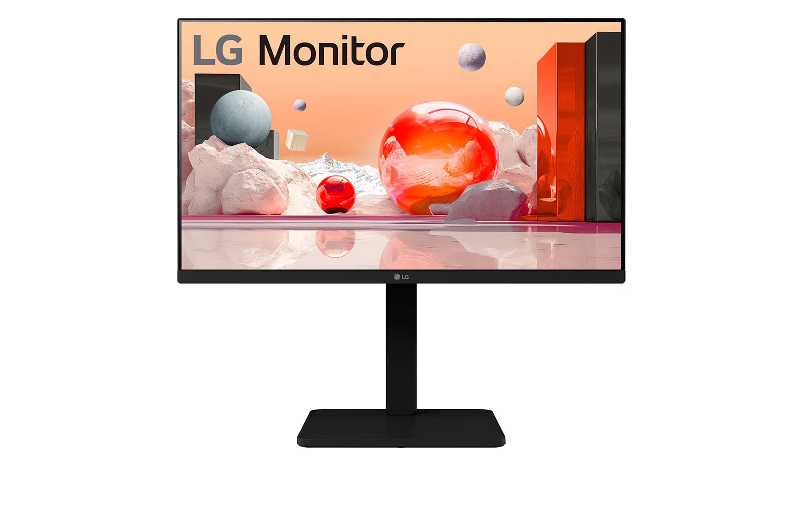 Monitor Profesional LG 24BA560-B 24"/ Full HD/ Multimedia/ Regulable en altura/ Negro