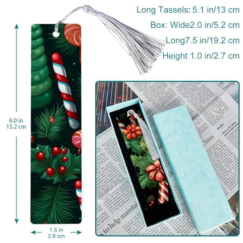 Marque-pages canne de Noël pour ne plus perdre votre page de lecture - 2