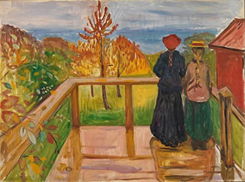 Peinture impression de prestige Edvard Munch art mural moderne graffiti géant 60x90cm
