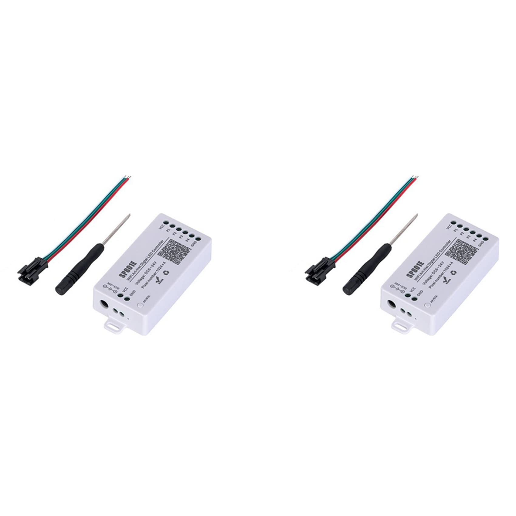 Controlador LED SP801E inalámbrico con Art-Net para controlar tiras WS2811 y WS2812B