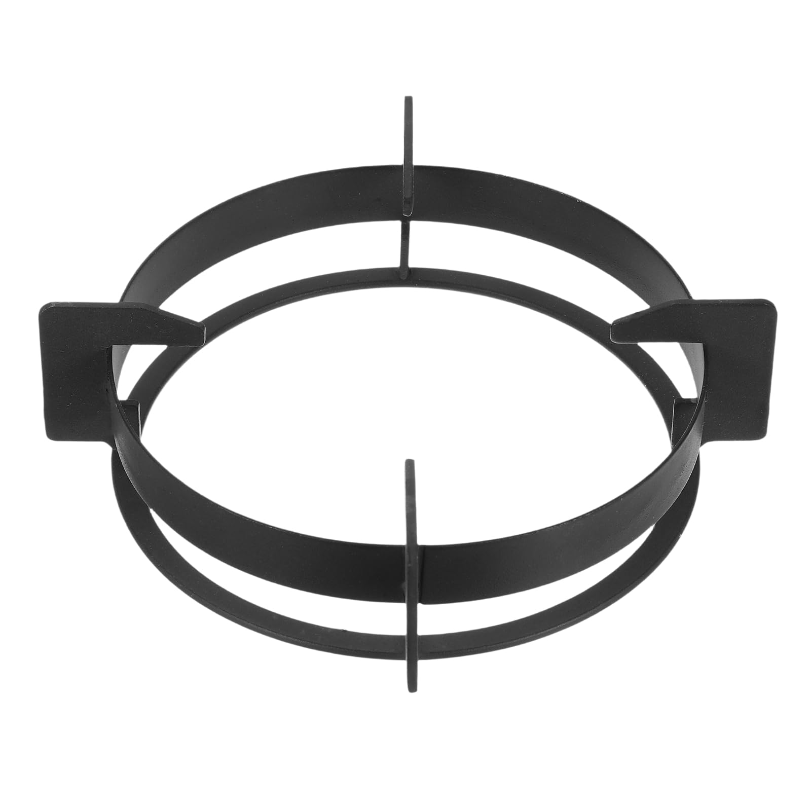 Anillo de wok para estufa de gas accesorio de hierro fundido negro de 7.1"