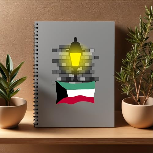 Carnet de notes Kuwait Street Lamp Bricks A5 cahier ligné 100-160 pages lot de 20