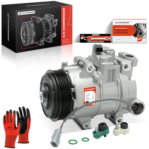 A-Premium Air Conditioner AC Compressor Compatible with Subaru Legacy 2010-2012, Legacy 2013-2019 H6 3.6L, Outback 2010-2012, Outback 2013-2019 H6 3.6L, Impreza 2010-2011 H4 2.5L